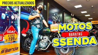 🥇 MOTOS BARATAS SSENDA 2022 PRECIOS 🎁 SOAT S 199 [upl. by Guinna]