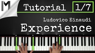 Experience  Ludovico Einaudi  Full Piano Tutorial Part 17 [upl. by Leahcimluap]