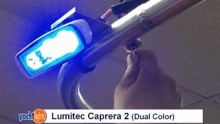 Lumitec Caprera 2 DualColor LED Spreader Light by Yachtlightscom [upl. by Blinni917]