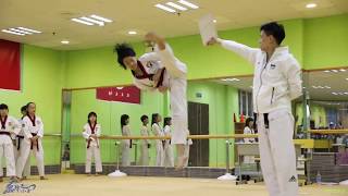 2017823 Dragon Boys Diary：LongShan Taekwondo Hall Performance 龙拳小子 龙英跆拳道 龙山道场 跆拳舞 击破 表演 [upl. by Aihsekal]