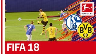 Schalke vs Dortmund  FIFA 18 Prediction with EA Sports [upl. by Sollows]