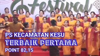 PS Kecamatan Kesu Terbaik PertamaFestival Paduan Suara Natal II Kab Toraja Utara 2022 [upl. by Limber]