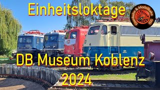 Einheitsloktage 2024 im DB Museum Koblenz [upl. by Nyladnor373]