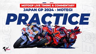 LIVE Data MotoGP Free Practice Japan GP 2024  Motegi [upl. by Tilford]