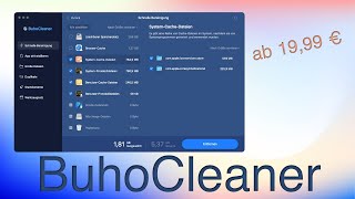 Buho Cleaner Mac OS Deutsch alternative zu CleanmyMac [upl. by Ardnuahsal]