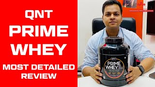 QNT Prime Whey  MOST DETAILED REVIEW  Kesaria Gulab Thandai Flavour  Hindi  Apex Supplements [upl. by Fanning]