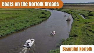 Boats on the Norfolk Broads [upl. by Pytlik]