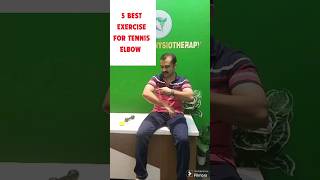 5 Best Exercise For Tennis Elbow [upl. by Yblek]