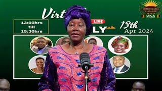 Edith Nawakwi Speaking at UKA Virtual Rally  HH and his friends are thieves [upl. by Kirit]