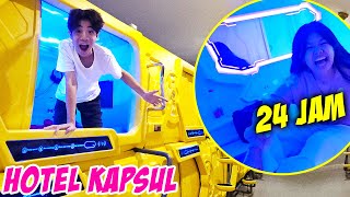 24 JAM DI HOTEL KAPSUL  SIAPA PALING BERTAHAN [upl. by Janessa]