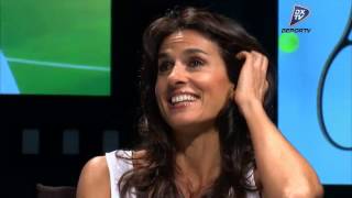 Gabriela Sabatini  En el set de Chela [upl. by Anrahs]