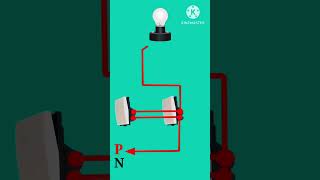 2 pin switch ka connection ⚡🥱💫 [upl. by Yeca]