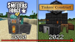 The Evolution of Bedrock Addons Tinkers Construct 2019  2022 [upl. by Molloy]