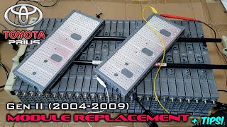 Toyota Prius Gen2 Hybrid Battery  The 101 and DIY Cell Module Replacement [upl. by Yauq]