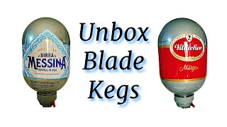 Unboxing Blade Kegs  Messina Cristalli Di Sale  Villacher Märzen [upl. by Ancilin]