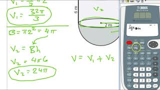 Day 10 HW  Volume of Combinations of Prisms Cylinders Pyramids Cones or Spheres [upl. by Anivlac266]