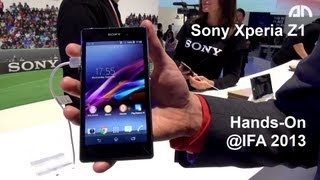 Sony Xperia Z1  HandsOn  IFA 2013  androidnextde [upl. by Noelle]