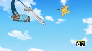 Pokemon Battle  Honedge vs Pikachu [upl. by Helsell]