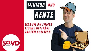 Minijob und Rente  warum Du in jedem Fall eigene Beiträge zahlen solltest [upl. by Mcquade]