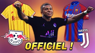 LES NOUVEAUX MAILLOTS DES GRANDS CLUBS 202122 [upl. by Nwhas]