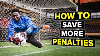 PENALTY SAVING secrets from a pro coach  goalkeeper tutorial [upl. by Ahseryt125]