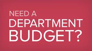 Department Budget Template [upl. by Beryle]