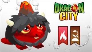 Dragon City  Getting Volcano Dragon 100 No Hack [upl. by Nennahs]