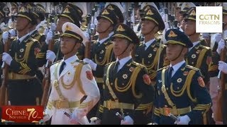 La Chine organise le plus grand défilé militaire de lhistoire de la fête nationale [upl. by Alleciram]