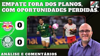 RB BRAGANTINO 0 X 0 PALMEIRAS  ANÁLISE E COMENTÁRIOS  29ª RODADA  BRASILEIRÃO 2024 [upl. by Dusen]