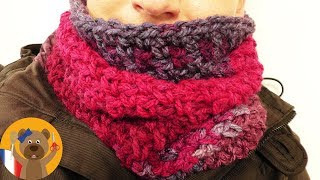 Crocheter une écharpe pour lhiver  Echarpe super chaude et agréable  Explications pour débutants [upl. by Nicol]