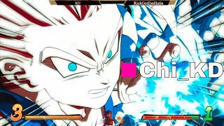 DBFZ ▰ Intense Matches Against KD Of Chicago  Dragon Ball FighterZ [upl. by Ecnerrat]