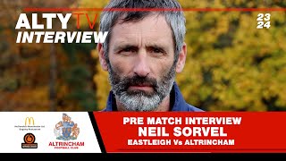 Eastleigh Vs Altrincham  Neil Sorvel  Pre Match Interview  17112023 [upl. by Meek]