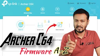 বাংলায় TPLink Archer C64 AC1200 Gigabit Router all Firmware settings in Bengali TSP [upl. by Denys817]