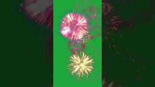 🎆 FUEGOS ARTIFICIALES pantalla verde con SONIDO 🔊🎆 pantallaverde [upl. by Finnegan]