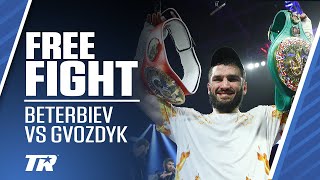 Beterbiev Becomes King of the Light Heavyweights Beating Gvozdyk to Unify  ON THIS DAY FREE FIGHT [upl. by Eceer]