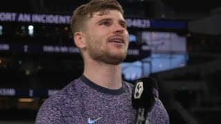 Timo Werner’s postmatch interview after Nottingham Forest victory [upl. by Nageek]