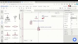 2 Creating a Schematic on EasyEDA [upl. by Thurmann]