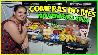 Compras do Mês Para 4 Pessoas no Supermercado Store em Aparecida de Goiânia Novembro de 2024 [upl. by Essirehc]