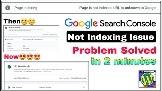 Page is not Indexed  URL is unknown to Google  Search Console Indexing Problem Fixed [upl. by Grant]