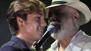 Esta vida loca  FRANCISCO CESPEDES canta con su hijo 🎙️ Mérida Fest 2024 🔴 [upl. by Ahsilac]