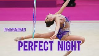 perfect night  rhythmic gymnastics music  by le sserafim [upl. by Nnylyma]