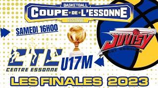 Finale Coupe de lEssonne U17M 2023  CTC CENTRE ESSONNE vs JUVISY [upl. by Nwahsir]