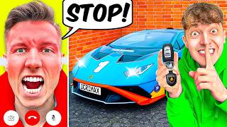 Ich KLAUE iCRIMAX LAMBORGHINI und ER RASTET AUS [upl. by Lehcnom]