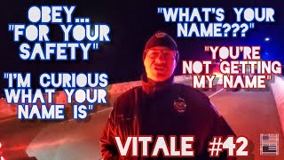 ID REFUSAL Curious Cop Gets DISMISSED WALK OF SHAME Vitale Beverly Police [upl. by Eenal]