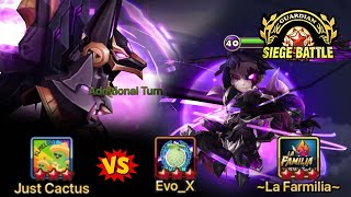 Unbelievable LIGHT amp DARK Defenses in this G3 Siege Battle vs Evo X amp La Farmilia  Summoners War [upl. by Herzen]