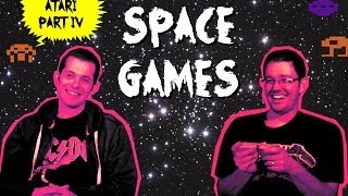 Atari Video Game Part 4 quotSpace Gamesquot  James amp Mike Mondays [upl. by Evadne70]