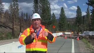 Markleeville Slide  Caltrans News Flash 240 [upl. by Teresina]