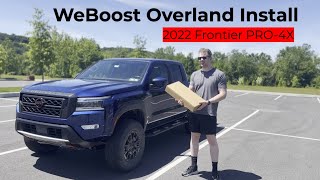 2022 Frontier PRO4X  weBoost Drive Reach Overland Install [upl. by Ardeen]