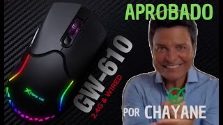 EL MEJOR MOUSE GAMER INALAMBRICO  Aprobado por Chayane Xtrike me GW610 [upl. by Sherris]