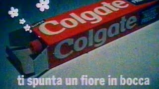 Spot  COLGATE quotti spunta un fiore in boccaquot  1979 HD [upl. by Felty585]